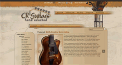 Desktop Screenshot of crguitars.com